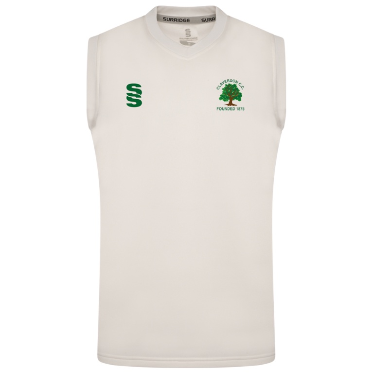 CLAVERDON CC Blast Sleeveless Cricket Sweater